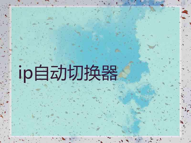 ip自动切换器