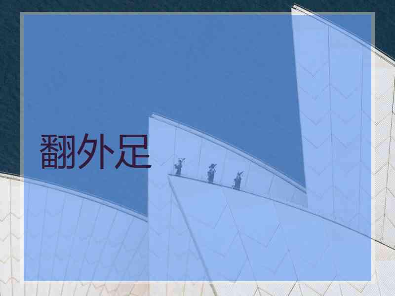 翻外足