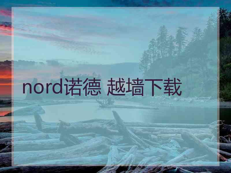 nord诺德 越墙下载