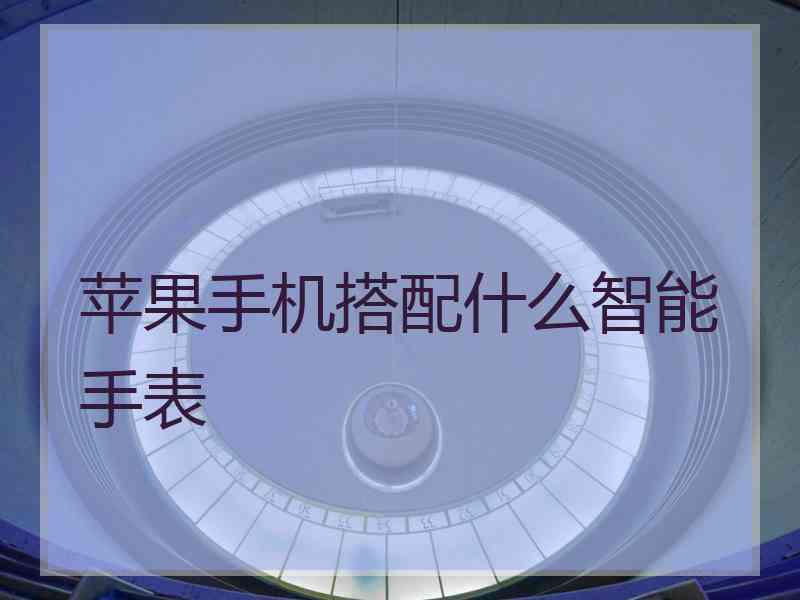 苹果手机搭配什么智能手表