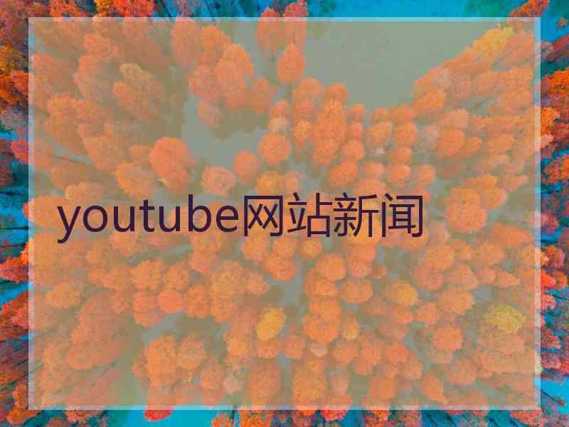 youtube网站新闻