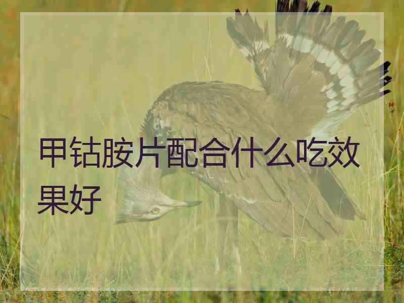 甲钴胺片配合什么吃效果好