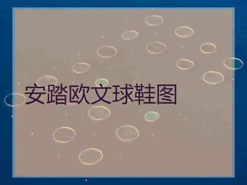 安踏欧文球鞋图