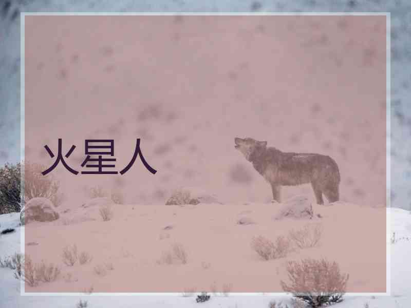 火星人
