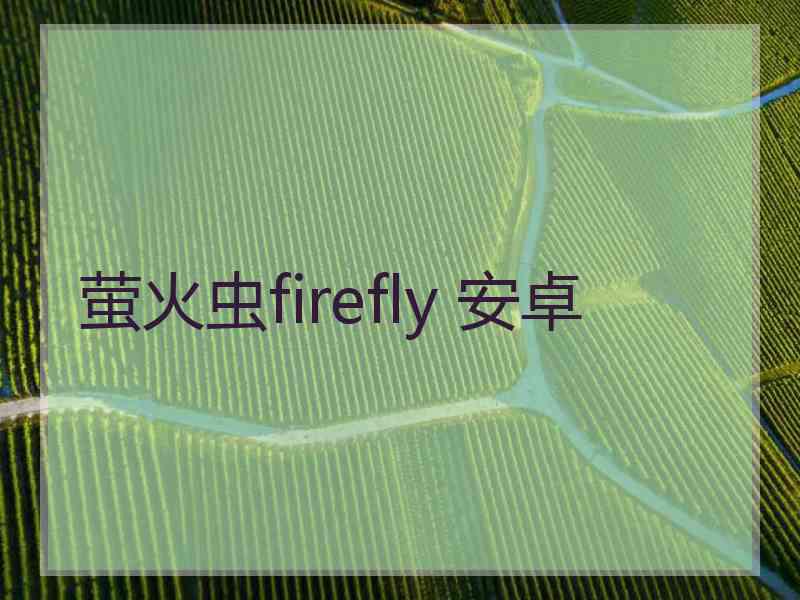 萤火虫firefly 安卓