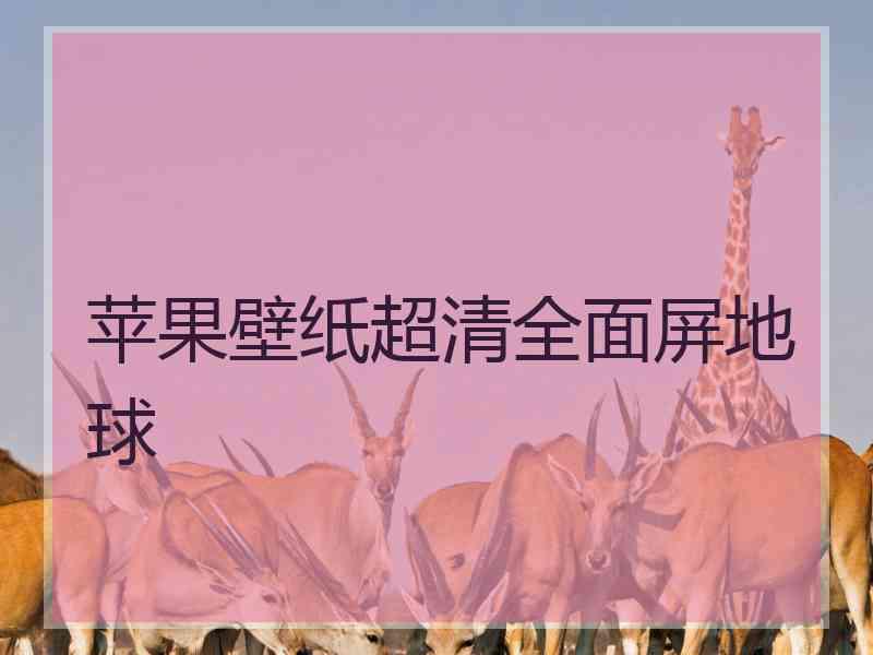 苹果壁纸超清全面屏地球