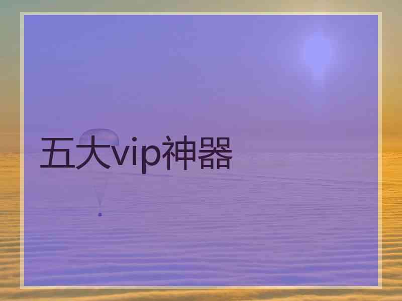 五大vip神器