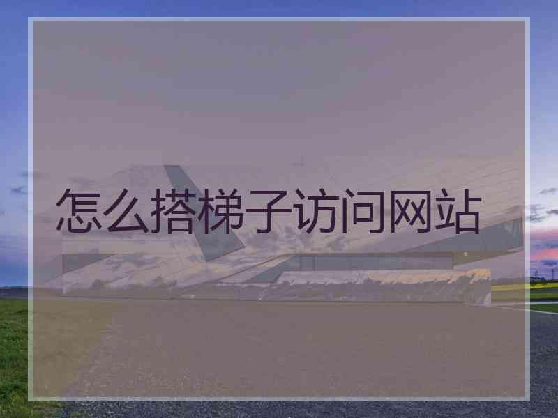 怎么搭梯子访问网站