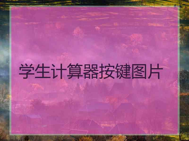 学生计算器按键图片