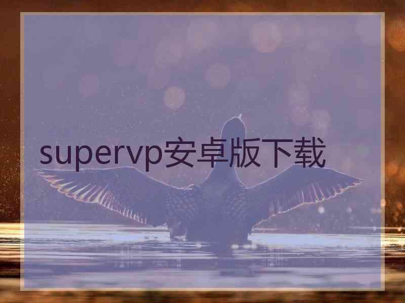 supervp安卓版下载