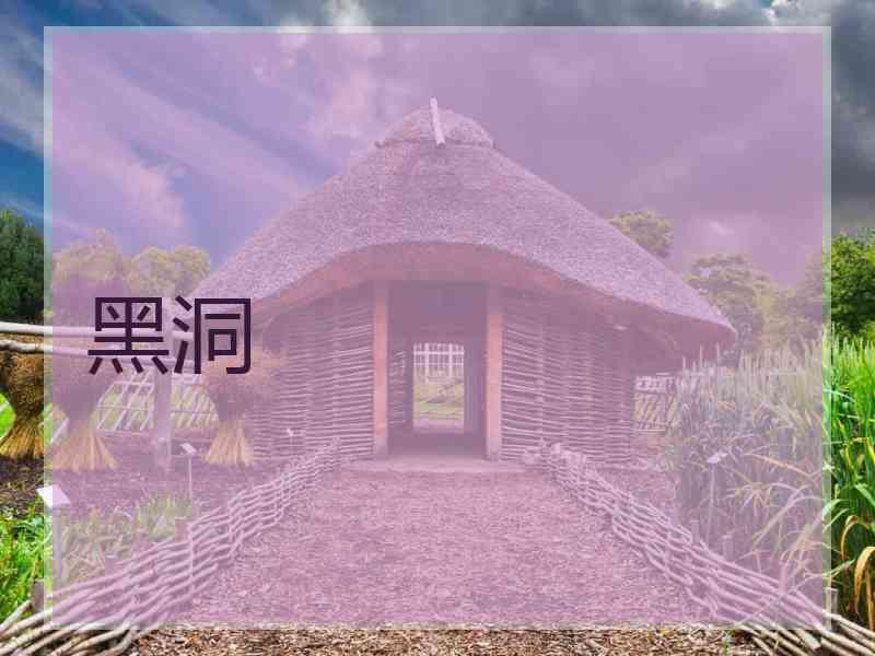 黑洞