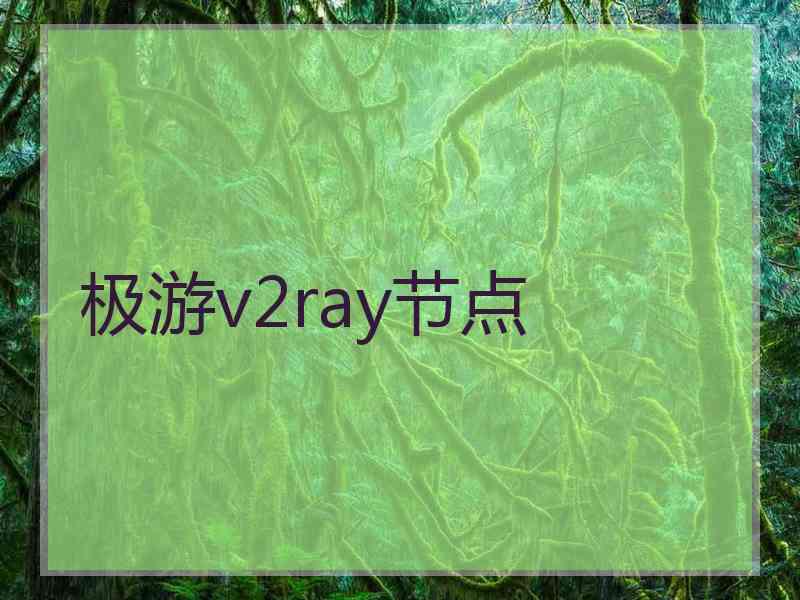 极游v2ray节点