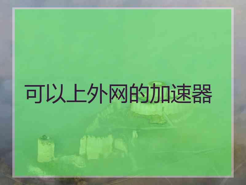 可以上外网的加速器