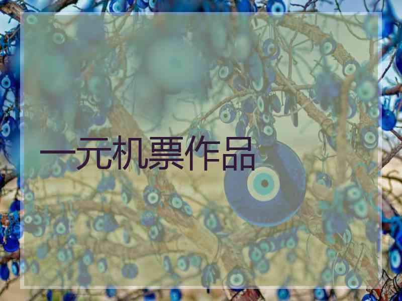 一元机票作品
