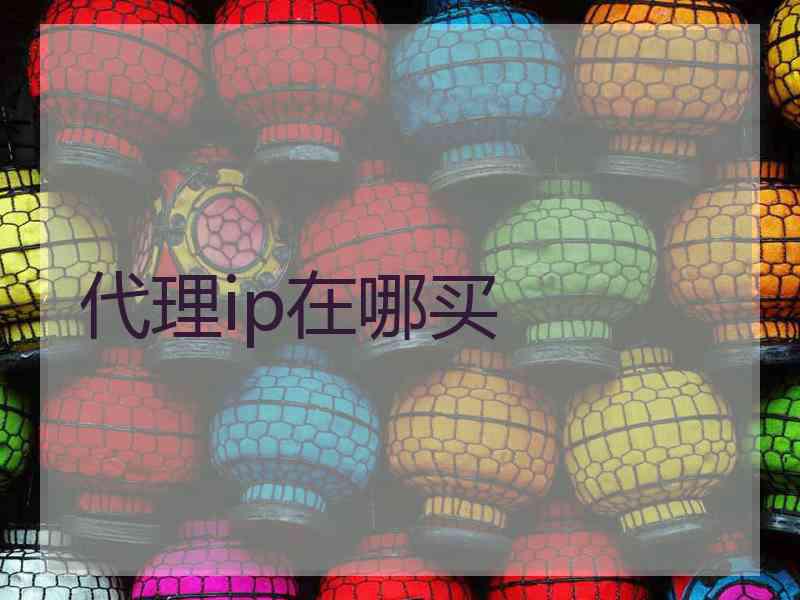 代理ip在哪买