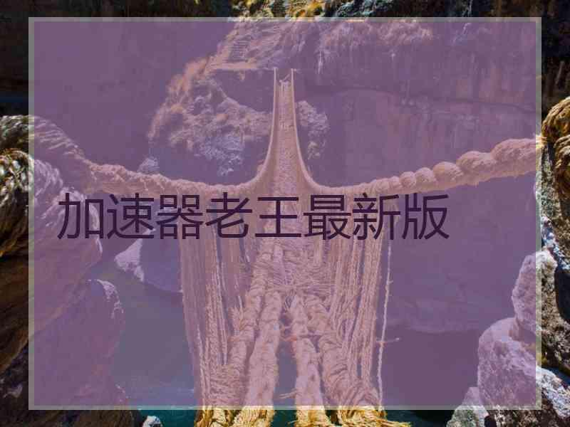 加速器老王最新版