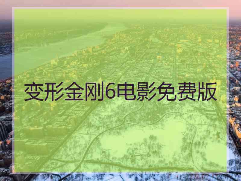 变形金刚6电影免费版