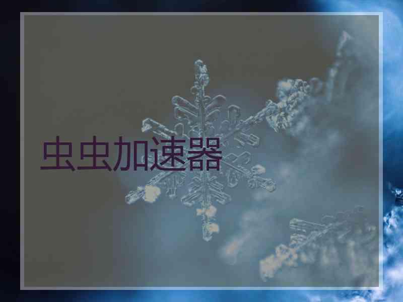 虫虫加速器