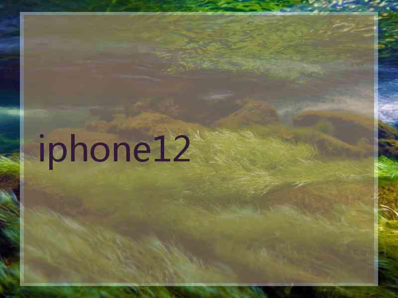iphone12