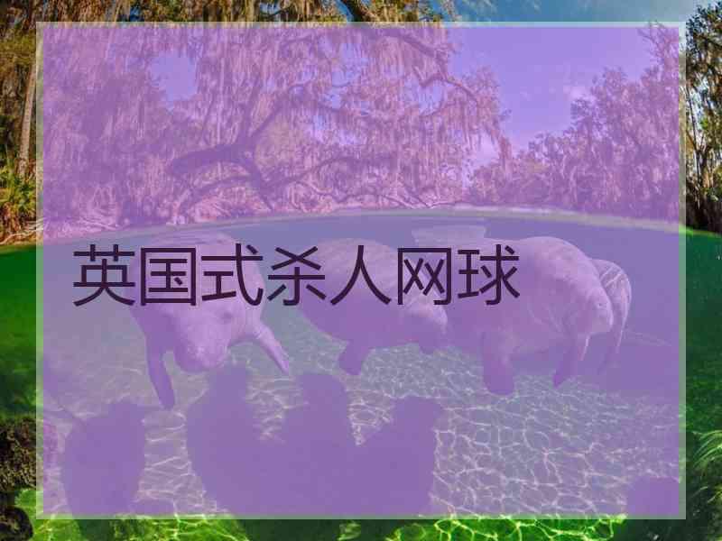 英国式杀人网球