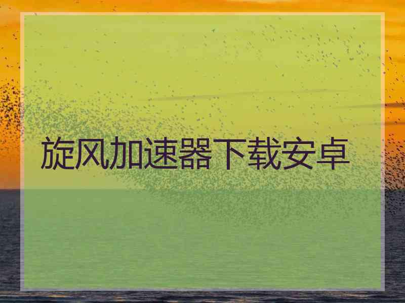 旋风加速器下载安卓
