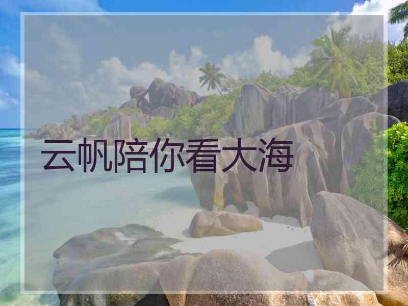 云帆陪你看大海