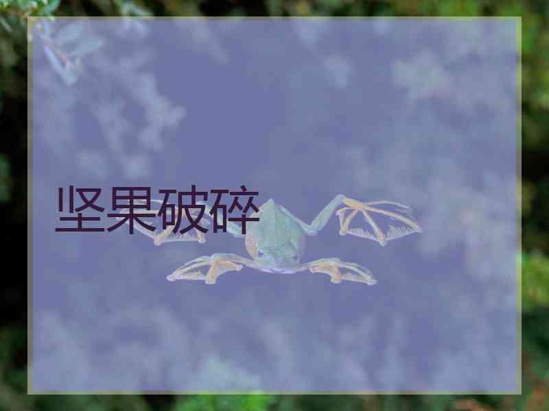 坚果破碎