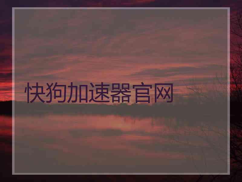 快狗加速器官网