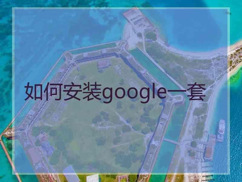 如何安装google一套