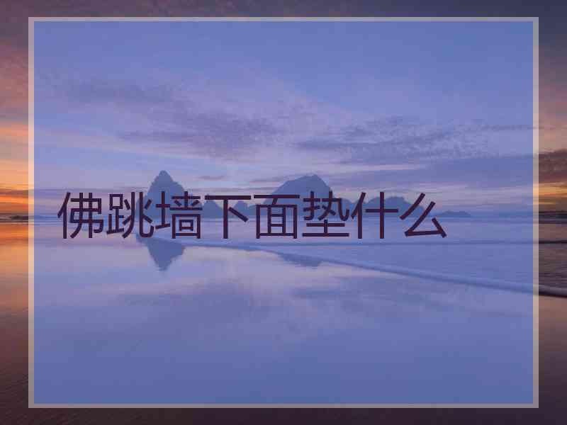 佛跳墙下面垫什么