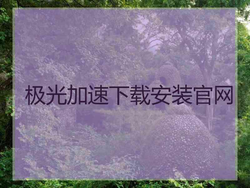 极光加速下载安装官网